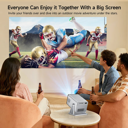 Magcubic 8K Support HD 1080P 1000ANSI X7 Projector With 5W Speaker Android 14 WiFi6 BT5.4 Outdoor Video Home Theater Projector
