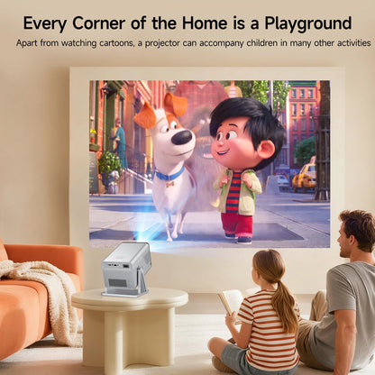 Magcubic 8K Support HD 1080P 1000ANSI X7 Projector With 5W Speaker Android 14 WiFi6 BT5.4 Outdoor Video Home Theater Projector