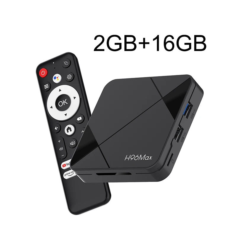 Set Top Box TV H96 MAX Android 14.0 RK3518 4K Wifi6 BT5.4 Voice Remote Assistant Android Smart TV Box New