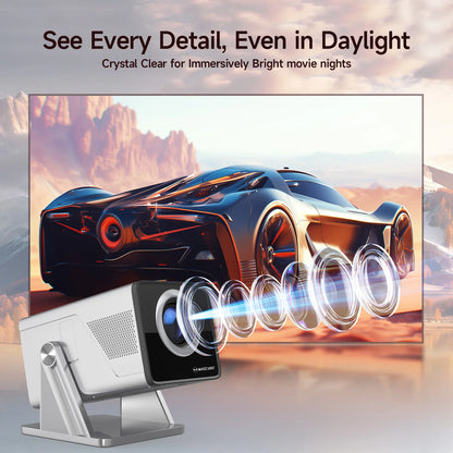 Magcubic 8K Support HD 1080P 1000ANSI X7 Projector With 5W Speaker Android 14 WiFi6 BT5.4 Outdoor Video Home Theater Projector