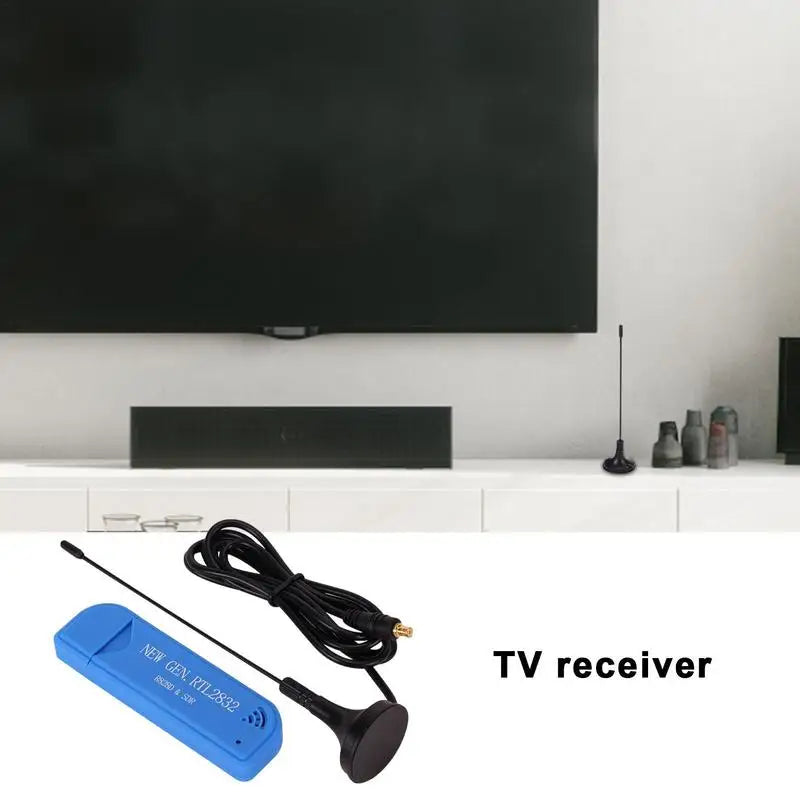 Software-Defined Radio Receiver USB RTL-SDR Receiver Set Equipped With RTL2832 ADC Chip 0.5 PPM TCXO And MCX Connector