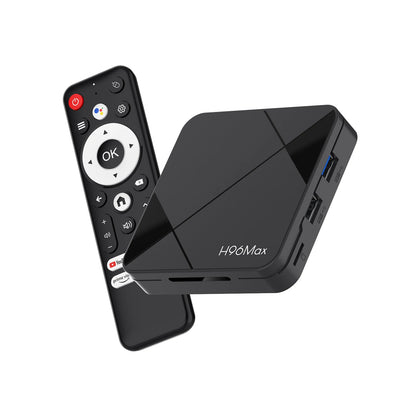Set Top Box TV H96 MAX Android 14.0 RK3518 4K Wifi6 BT5.4 Voice Remote Assistant Android Smart TV Box New